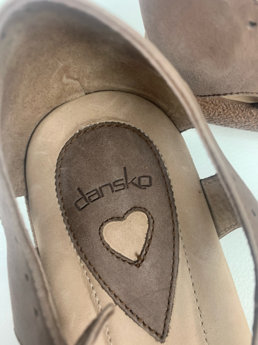 Dansko Brown Suede leather Ankle-Strap Mary Jane Comfort shoes Buckle size 8.5/9 - Picture 2 of 14